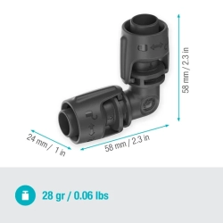 GARDENA Micro-Drip-System - łącznik L 13 mm (1/2