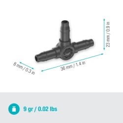 GARDENA Micro-Drip-System - rozdzielacz T 4,6 mm (3/16