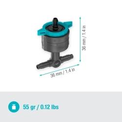 GARDENA Micro-Drip-System-regulowany kroplownik rzędowy z kompensacją ciśnienia 0-8 l/h 5 szt.13314-20