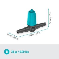 GARDENA Micro-Drip-System - regulowany kroplownik rzędowy 10 szt., 13315-20