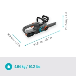 GARDENA Akumulatorowa piła łańcuchowa PowerSaw 250/18V P4A (zestaw z akumulatorem), 14790-20