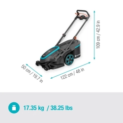 GARDENA Kosiarka akumulatorowa PowerMax Duo 46/36V P4A (z akumulatorami 2,5 Ah), 14646-65