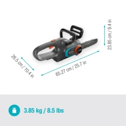 GARDENA Akumulatorowa piła łańcuchowa PowerSaw 250/18V P4A (bez akumulatora), 14790-55